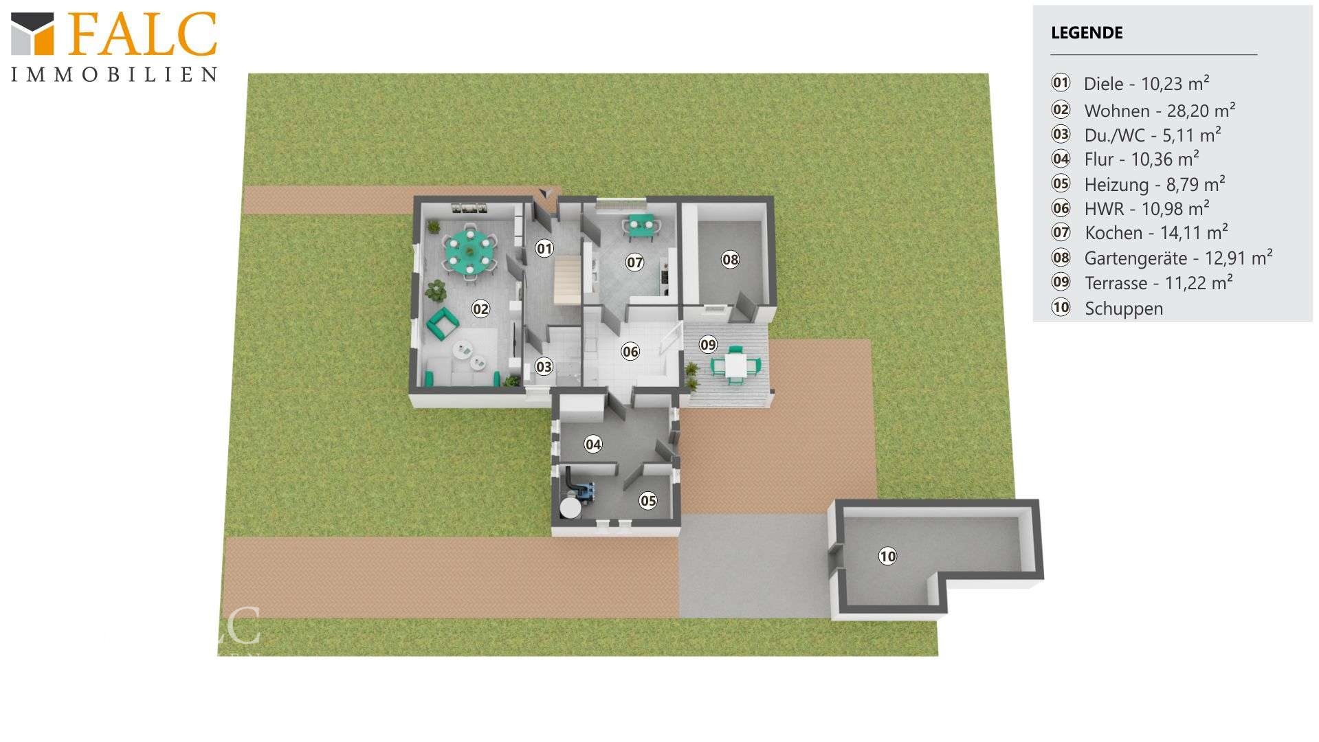 Grundriss - Erdgeschoss